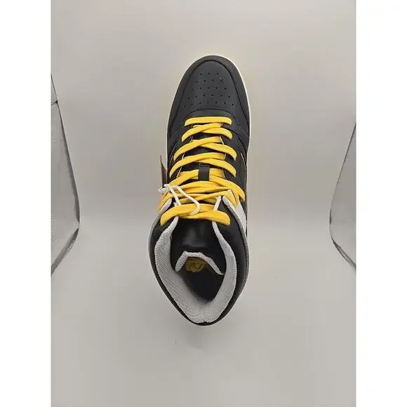 Official Program CTM-40 Mens High Top Sneakers Black Yellow Shoes US 9 NEW